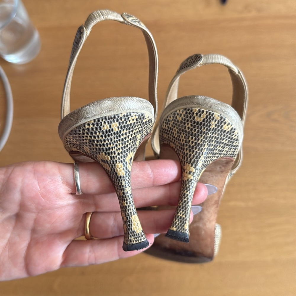 Manolo Blahnik Slingbacks - Picture 4 of 8
